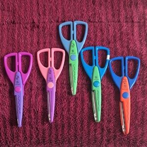 Colorful Craft Scissors Set by Unknown Brand